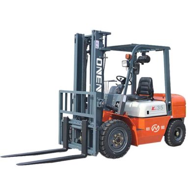 Accesorios inclinados de horquilla Onen China Carretilla elevadora diesel Forlift de 3,5 toneladas para la venta de camiones
