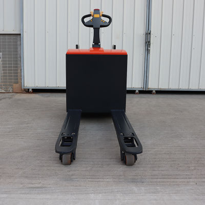 Transpaleta eléctrica de horquilla larga de 2000-5000 kg para terrenos difíciles